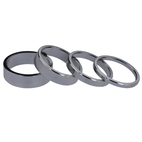 ABR Upside Bike Alloy Headset Spacers 28.8mm 3/5/8/10mm Silver