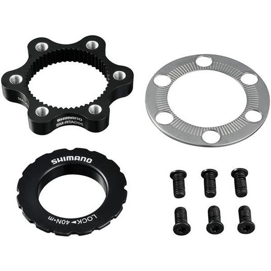 Shimano Spares SM-RTAD05 6-bolt rotor to Centre-Lock hub disc adapter