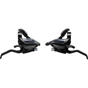 Shimano Altus ST-EF500 EZ fire plus STI set; 2-finger lever; 2 x 8-speed; black