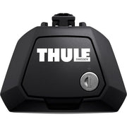 Thule 7104 Evo Raised Rail foot pack for cars with roof rails ack of 4