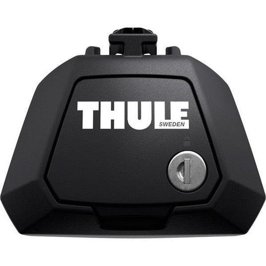 Thule 7104 Evo Raised Rail foot pack for cars with roof rails; pack of 4