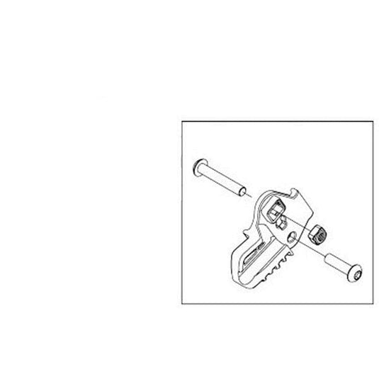 Thule Cross cargo bag hinge bracket left