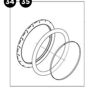 Thule Tyre and tube LH assembly 20 inch; 17-X
