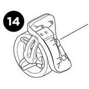 Thule Roundtrip Transition wheel assembly with wrap; right