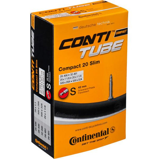 Continental Compact wide tube 20 x 1.9 - 2.5 inch Schrader valve Inner Tube