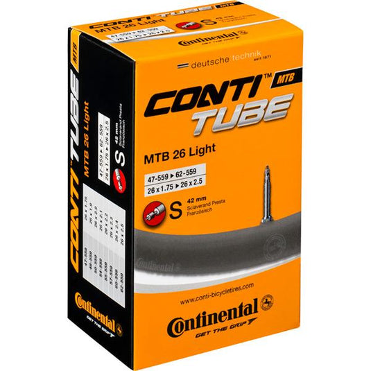 Continental MTB 26 x 1.75 - 2.5 light Presta inner tube