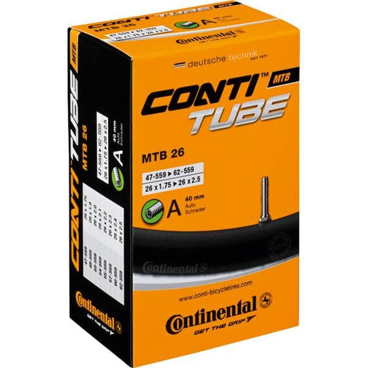Continental MTB 26 X 1.75 - 2.5 inch Schrader inner tube
