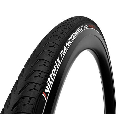 Vittoria Randonneur Tech, Rigid Full Black Reflective G2.0 Tyres - 27.5 Inch