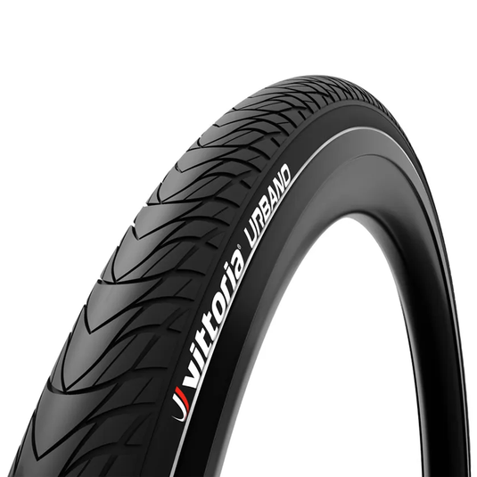 Vittoria Urbano 700x35c Rigid Full Black Reflective Tyre