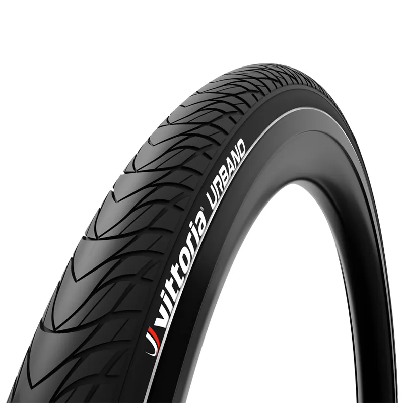 Vittoria Urbano Rigid Full Black Reflective Tyre