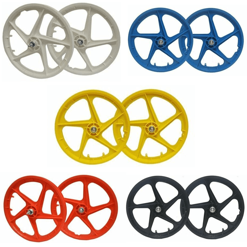 Vandorm 20" BMX Mag Wheel Set - 5 Spoke Aero - MULTIPLE COLOURS