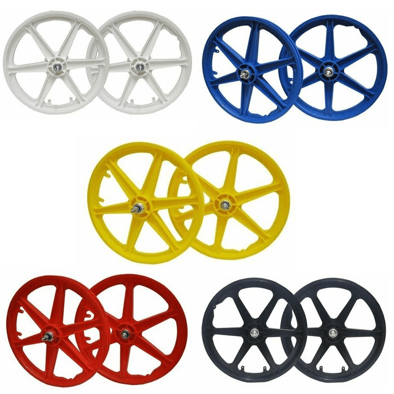 Vandorm 20" BMX Mag Wheel Set - 5 Spoke Straight - MULTIPLE COLOURS