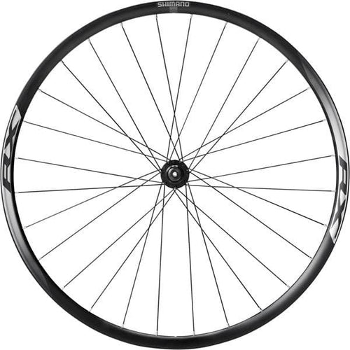 Shimano Wheels WH-RX010 Disc Road Wheel; Clincher 24 mm; Black; Front