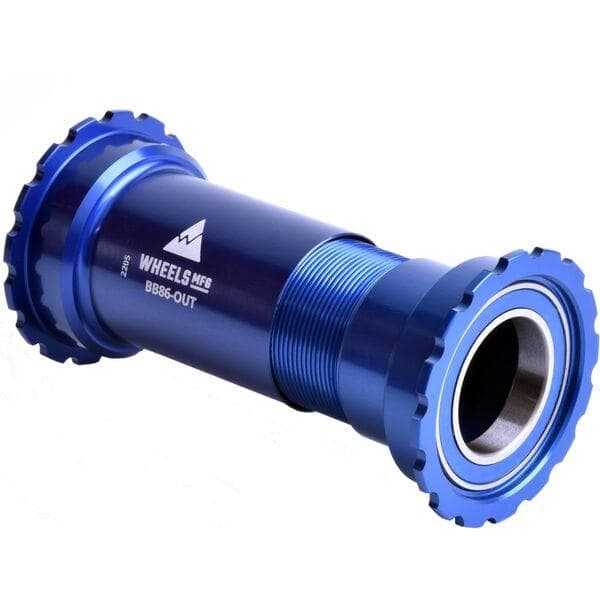 Wheels Manufacturing BB86/92 Threaded ABEC-3 Bearings For 24mm Cranks - Blue