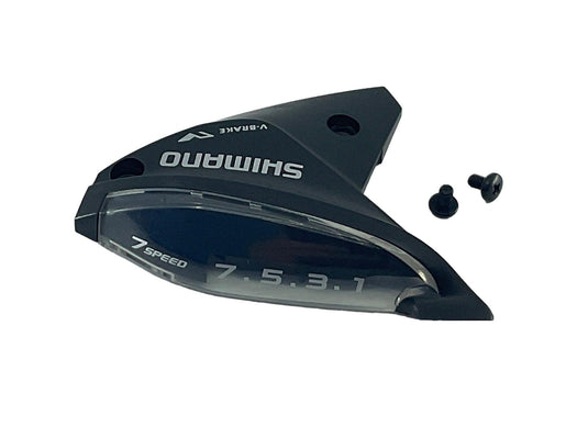 Shimano Spares ST-EF510-7R2A Upper cover and fixing screws; black