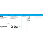 Shimano Spares Road gear cable set; OPTISLICK; coated inners; black