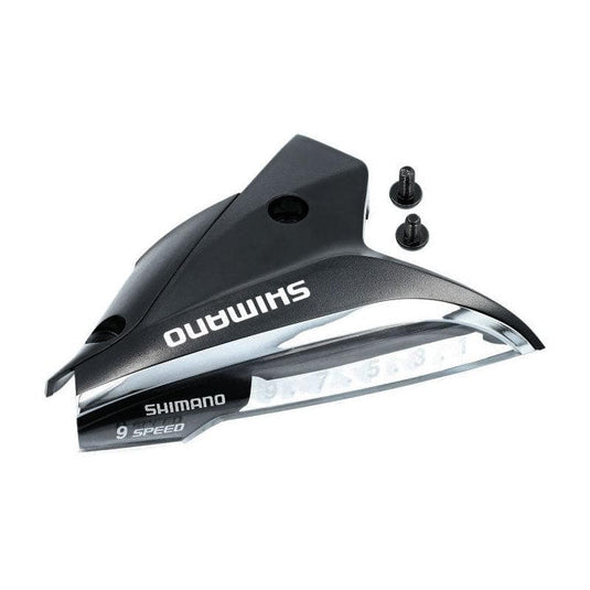 Shimano ST-EF65 Upper Cover & Fixing Screws for 9-Speed - Right Hand - Black - Y6UD98060