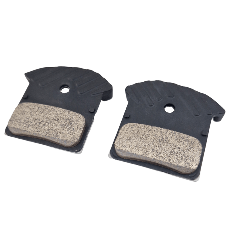 Load image into Gallery viewer, Shimano Spares J04C disc brake pads and spring; cooling fins; alloy backed; sintered

