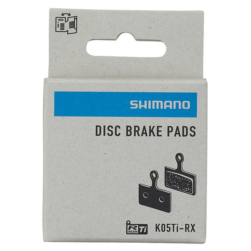 Shimano Spares K05TI-RX disc pads and spring; titanium back; resin